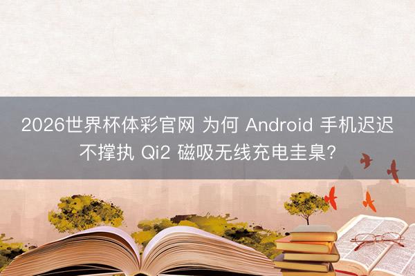 2026世界杯体彩官网 为何 Android 手机迟迟不撑执 Qi2 磁吸无线充电圭臬?